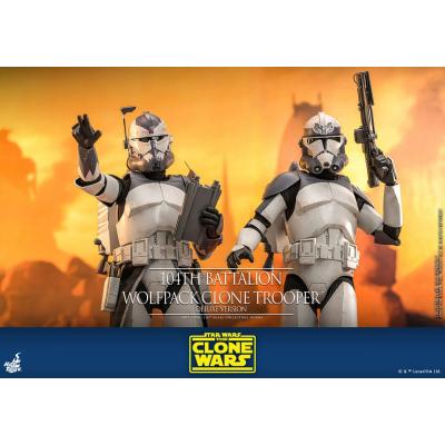 Star Wars The Clone Wars Figura 1/6 104th Battalion Wolfpack Clone Trooper Deluxe Version 30 cm