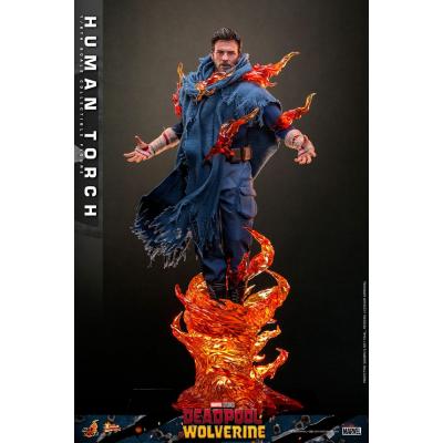 Deadpool & Wolverine Movie Masterpiece Figura 1/6 Human Torch 31 cm