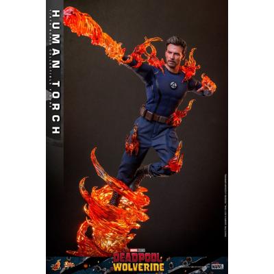 Deadpool & Wolverine Movie Masterpiece Figura 1/6 Human Torch 31 cm