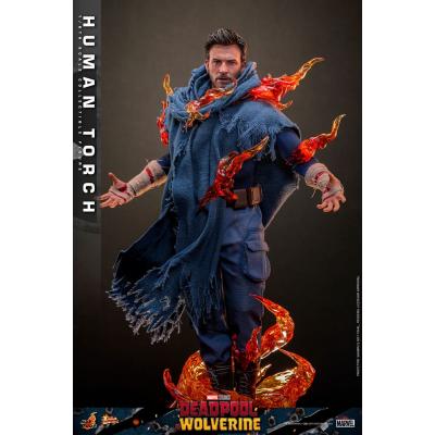 Deadpool & Wolverine Movie Masterpiece Figura 1/6 Human Torch 31 cm