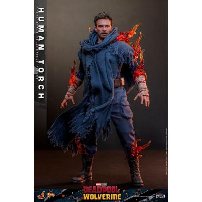 Deadpool & Wolverine Movie Masterpiece Figura 1/6 Human Torch 31 cm
