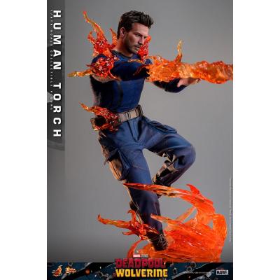 Deadpool & Wolverine Movie Masterpiece Figura 1/6 Human Torch 31 cm