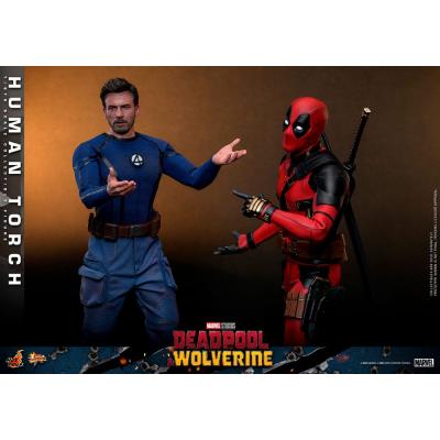 Deadpool & Wolverine Movie Masterpiece Figura 1/6 Human Torch 31 cm