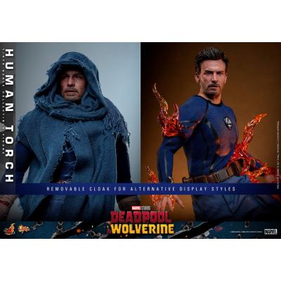 Deadpool & Wolverine Movie Masterpiece Figura 1/6 Human Torch 31 cm