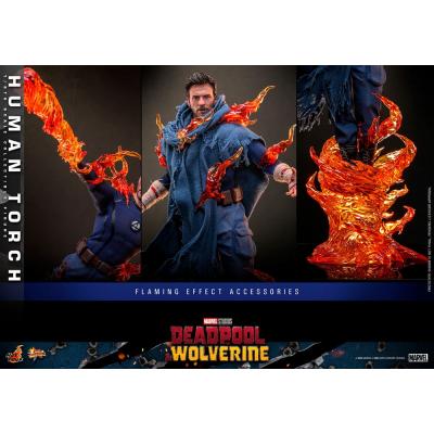 Deadpool & Wolverine Movie Masterpiece Figura 1/6 Human Torch 31 cm