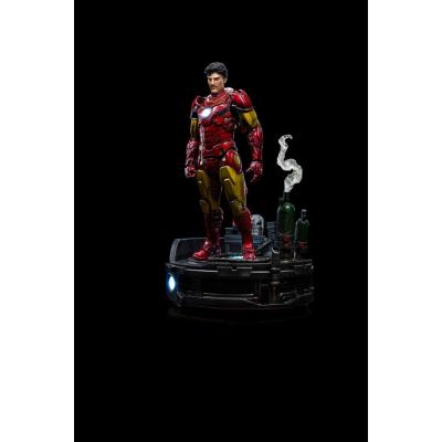 Marvel Estatua 1/10 Deluxe Art Scale Iron Man Unleashed 23 cm