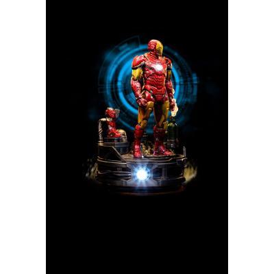 Marvel Estatua 1/10 Deluxe Art Scale Iron Man Unleashed 23 cm