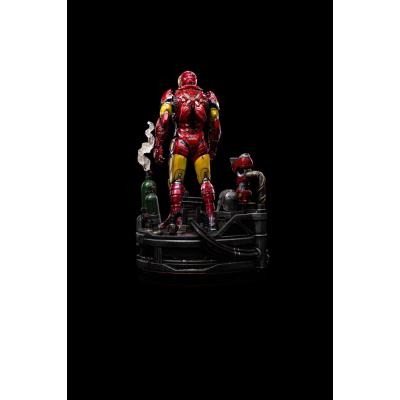 Marvel Estatua 1/10 Deluxe Art Scale Iron Man Unleashed 23 cm