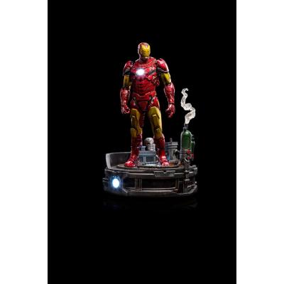 Marvel Estatua 1/10 Deluxe Art Scale Iron Man Unleashed 23 cm
