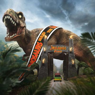 Jurassic Park Minifigura Mini Co. PVC T-Rex Illusion Deluxe 15 cm