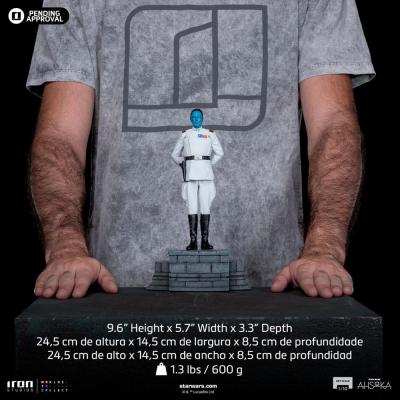 Star Wars Ahsoka Estatua 1/10 Art Scale Grand Admiral Thrawn 25 cm