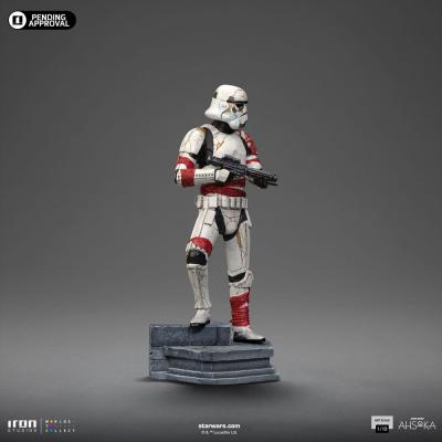 Star Wars Ahsoka Estatua 1/10 Art Scale Night Trooper 21 cm