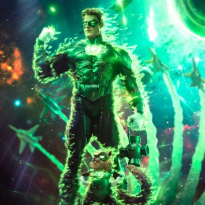 DC Comics Estatua Art Scale Deluxe 1/10 Green Lantern Unleashed 24 cm