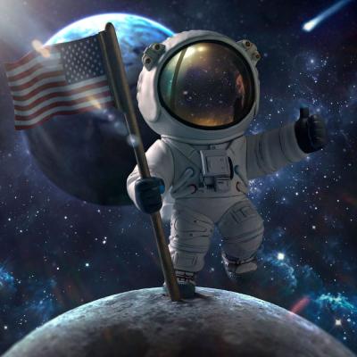 Nasa Minifigura Mini Co. PVC Apollo 11 Astronaut 23 cm