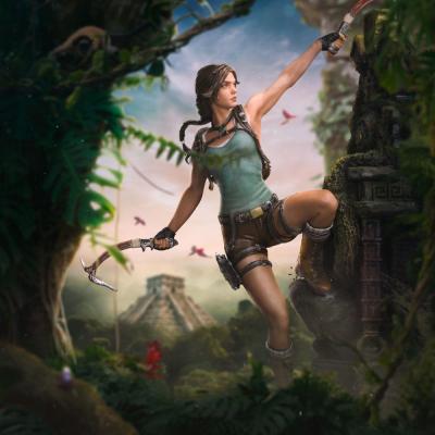 Tomb Raider Estatua 1/10 Deluxe Art Scale Lara Croft 36 cm