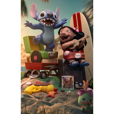 Lilo & Stitch Estatua 1/10 Deluxe Art Scale Lilo & Stitch 20 cm