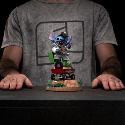 Lilo & Stitch Estatua 1/10 Art Scale Stitch King of Rock 17 cm