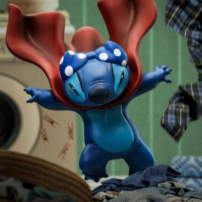 Lilo & Stitch Estatua 1/10 Art Scale Stitch Laundry 19 cm
