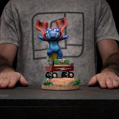 Lilo & Stitch Estatua 1/10 Art Scale Stitch Laundry 19 cm