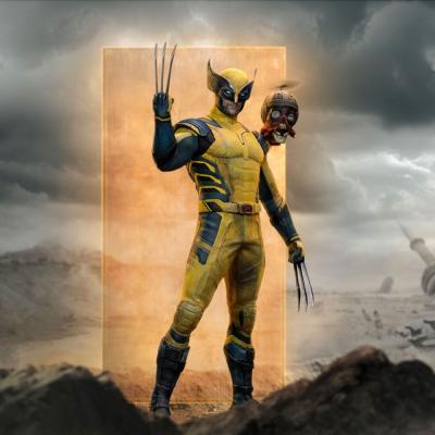 Deadpool 3 Estatua 1/10 Art Scale Wolverine & Headpool 22 cm