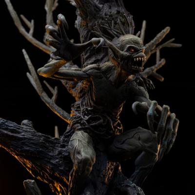 Iron Maiden Estatua 1/10 Deluxe BDS Art Scale Fear of the Drak Eddie 31 cm