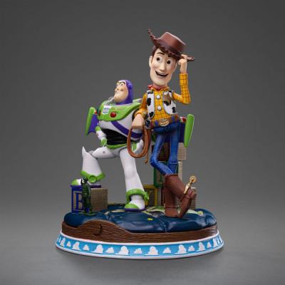 Toy Story Estatua 1/10 Deluxe Art Scale Buzz & Woody 38 cm