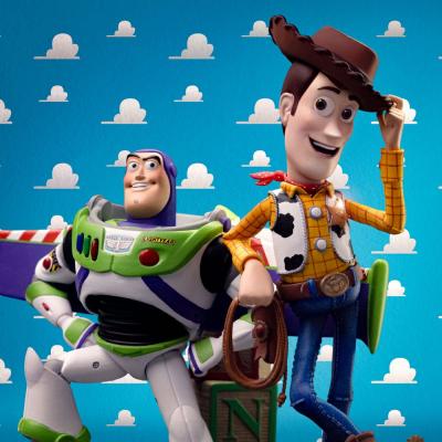 Toy Story Estatua 1/10 Deluxe Art Scale Buzz & Woody 38 cm