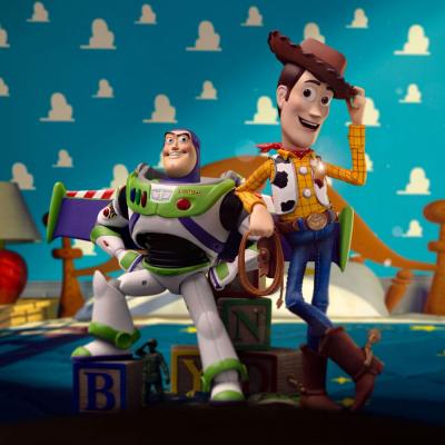 Toy Story Estatua 1/10 Deluxe Art Scale Buzz & Woody 38 cm