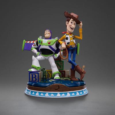 Toy Story Estatua 1/10 Deluxe Art Scale Buzz & Woody 38 cm