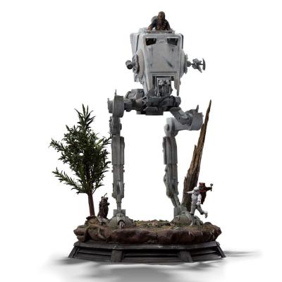 Star Wars Estatua 1/20 Demi Art Scale AT-ST and Chewbacca 53 cm