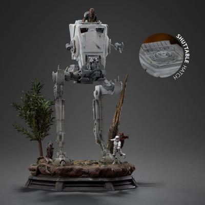 Star Wars Estatua 1/20 Demi Art Scale AT-ST and Chewbacca 53 cm