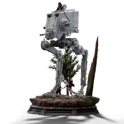 Star Wars Estatua 1/20 Demi Art Scale AT-ST and Chewbacca 53 cm