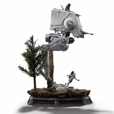 Star Wars Estatua 1/20 Demi Art Scale AT-ST and Chewbacca 53 cm