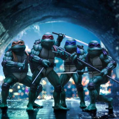 Tortugas Ninja Estatua 1/10 Art Scale Donatello 18 cm