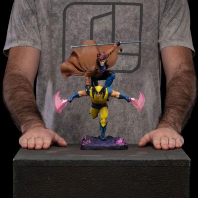 Marvel Estatua 1/10 Deluxe Art Scale X-Men´97 Gambit & Wolverine 29 cm