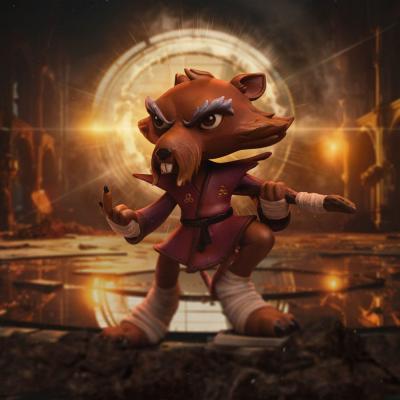 Tortugas Ninja Minifigura Mini Co. PVC Master Splinter Comics 12 cm