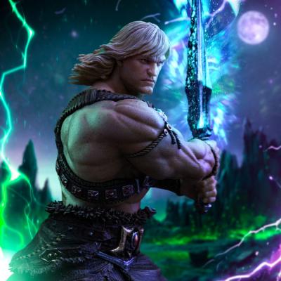 Masters of the Universe Estatua 1/10 Deluxe Art Scale He-Man Unleashed 34 cm