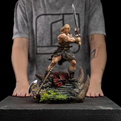 Masters of the Universe Estatua 1/10 Deluxe Art Scale He-Man Unleashed 34 cm