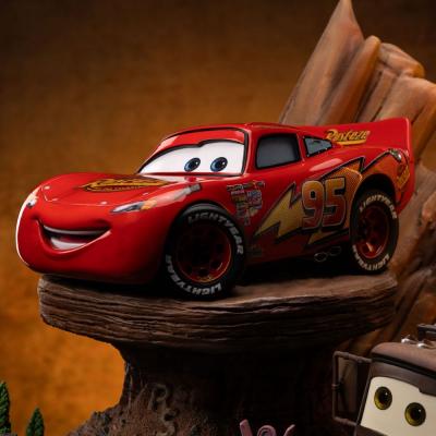 Cars Estatua 1/10 Deluxe Art Scale Lightning Mcqueen & Mate 31 cm