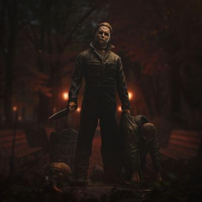 Halloween Estatua 1/10 Deluxe Art Scale Michael Myers 21 cm