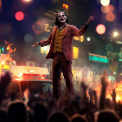 DC Comics Estatua Art Scale Deluxe 1/10 Joker (Arthur Fleck) 19 cm