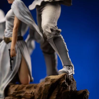 Star Wars Estatua 1/10 Deluxe Art Scale Luke and Leia 41 cm