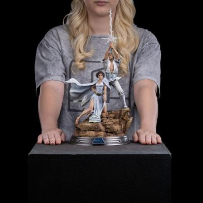 Star Wars Estatua 1/10 Deluxe Art Scale Luke and Leia 41 cm