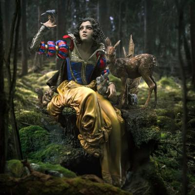 Disney Estatua 1/10 Deluxe Art Scale Blancanieves 28 cm