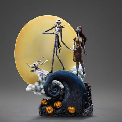 Pesadilla antes de Navidad Estatua 1/10 Deluxe Art Scale Jack and Sally 39 cm