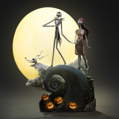 Pesadilla antes de Navidad Estatua 1/10 Deluxe Art Scale Jack and Sally 39 cm