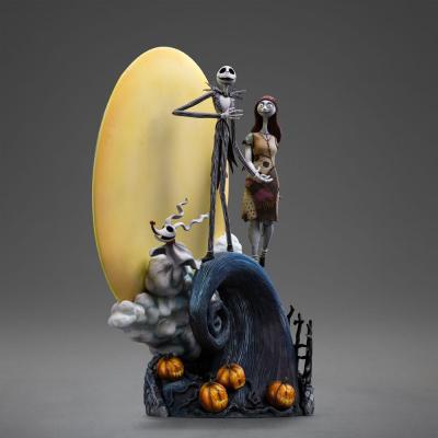 Pesadilla antes de Navidad Estatua 1/10 Deluxe Art Scale Jack and Sally 39 cm