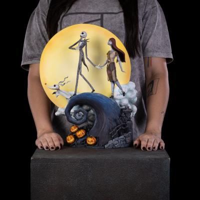 Pesadilla antes de Navidad Estatua 1/10 Deluxe Art Scale Jack and Sally 39 cm