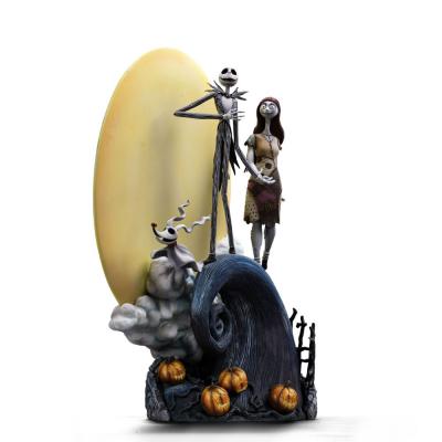 Pesadilla antes de Navidad Estatua 1/10 Deluxe Art Scale Jack and Sally 39 cm