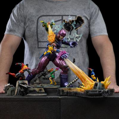 Marvel Estatua 1/20 Demi Art Scale X-Men Danger Room Diorama A 42 cm